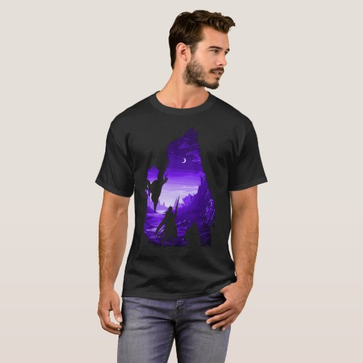 Baldurs Gate 3 - Negative Illusion in Shadowhart T-Shirt (Vorne ganz)