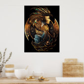 Baldurs Gate Throne Bhaal Mythology Poster (Küche)