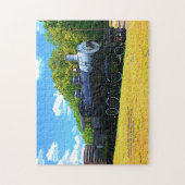 Baldwin 2-8-0 Steam Motor Locomotive - Name hinzuf Puzzle (Vertikal)