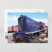 Baldwin B&O Lokomotive # 412 Postkarte (Vorne/Hinten)