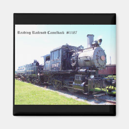 Baldwin Built Reading Railroad Camelback #1187 Magnet