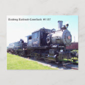 Baldwin Built Reading Railroad Camelback #1187 Postkarte (Vorderseite)