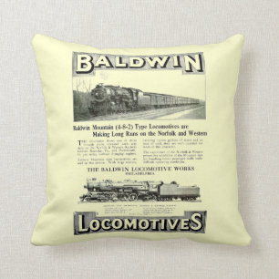Baldwin-Dampflokomotive Typ Mountain aus dem Jahr Kissen