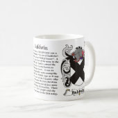 Baldwin Familien-Wappen Tasse (VorderseiteRechts)