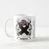 Baldwin Familien-Wappen Tasse (Links)