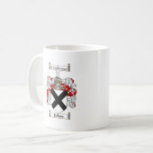 BALDWIN FAMILIENWAPPEN - BALDWIN WAPPEN KAFFEETASSE (Vorderseite Links)
