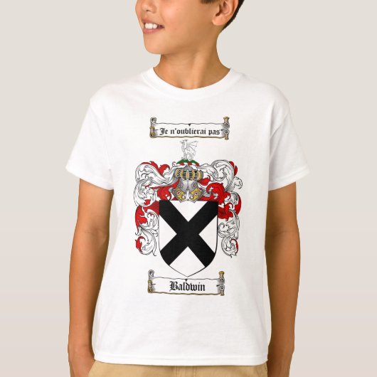BALDWIN FAMILIENWAPPEN - BALDWIN WAPPEN T-Shirt (Vorderseite)