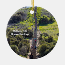 Baldwin Hills Landschaftliche Aussicht, Los Angele Keramik Ornament