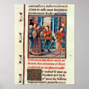 Baldwin I  Sixth Count of Hainaut crowned Poster