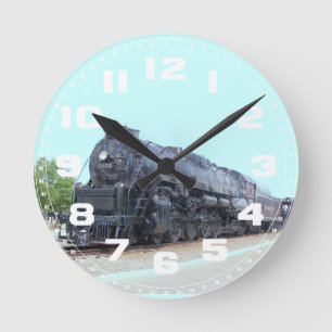 Baldwin- Leseeisenbahn-Lokomotive 2124 Runde Wanduhr