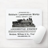 Baldwin Locomotive Works 1895 Mousepad (Mit Mouse)
