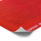 Baldwin Locomotive Works Dampfturbinenlokomotive. Poster (Ecke)