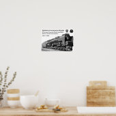 Baldwin Locomotive Works S-2 PRR Dampfturbinen Poster (Küche)