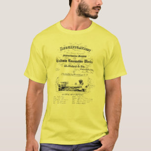 Baldwin Lokomotive bearbeitet 1868 T-Shirt