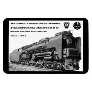 Baldwin Lokomotive bearbeitet S-2 PRR Magnet
