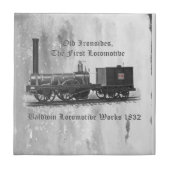 Baldwin Lokomotive Werk , Alte Eisenbahne 1832     Fliese (Vorderseite)