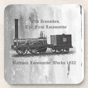 Baldwin Lokomotive Werk , Alte Eisenbahne 1832 Getränkeuntersetzer