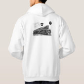 Baldwin-Pennsylvania Eisenbahn T-1 Dampflokomotive Hoodie (Rückseite)
