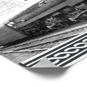 Baldwin-Pennsylvania Eisenbahn T-1 Dampflokomotive Poster (Ecke)