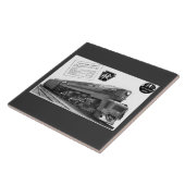 Baldwin-Pennsylvania Eisenbahn-T-1 Fliese (Seite)