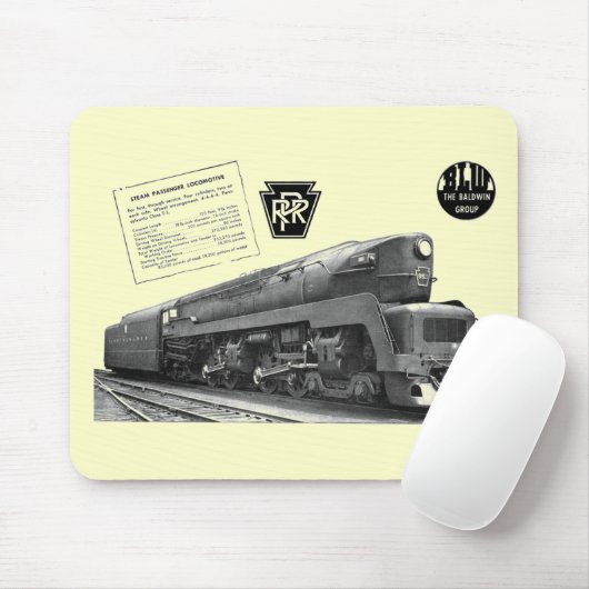 Baldwin-Pennsylvania Eisenbahn-T-1 Mousepad (Mit Mouse)