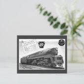 Baldwin-Pennsylvania Eisenbahn-T-1 Postkarte (Stehend Vorderseite)