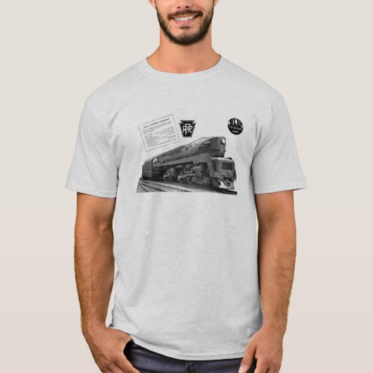 Baldwin-Pennsylvania Eisenbahn-T-1 T-Shirt (Vorderseite)