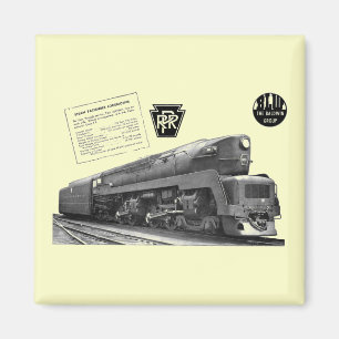 Baldwin-Pennsylvania Railroad T-1 Dampflokomotive Magnet