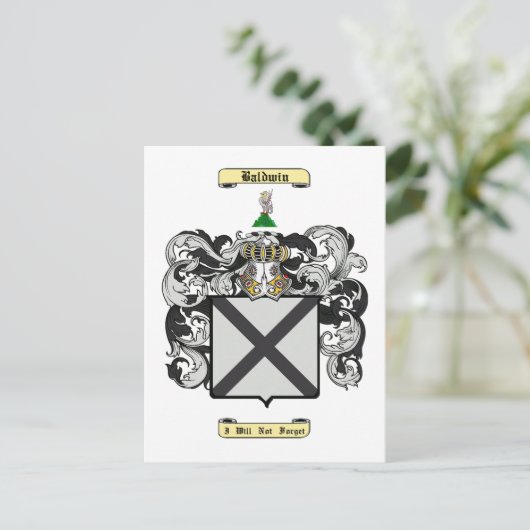 Baldwin Postkarte (Stehend Vorderseite)