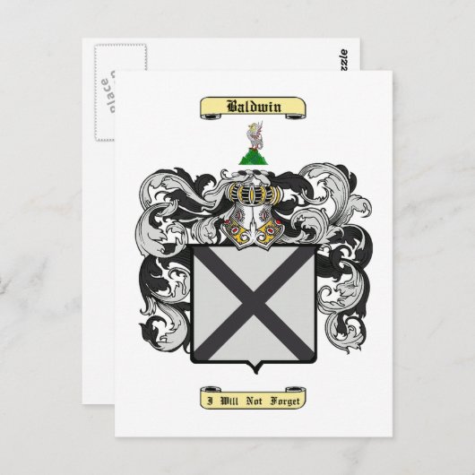 Baldwin Postkarte (Vorne/Hinten)