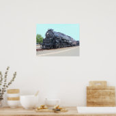 Baldwin- Reading Railroad Locomotive 2124 Poster (Küche)