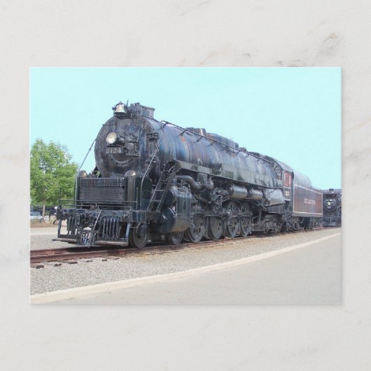 Baldwin- Reading Railroad Locomotive 2124 Postkarte (Vorderseite)
