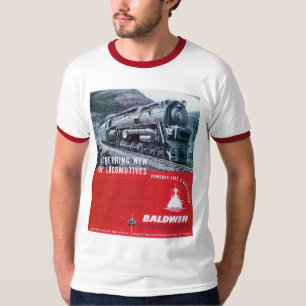 Baldwin sich fortbewegender Lokomotivwecker T-Shirt