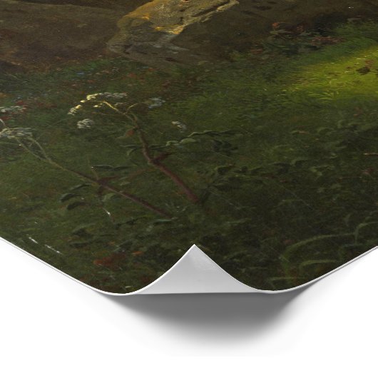 Bale Beach, Hans Fredrik Gude Poster (Ecke)