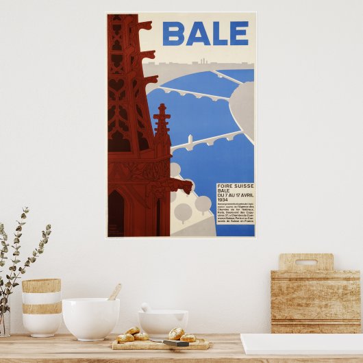 Bâle, foire suisse du 7 au 17 avril 1934, Poster (Küche)