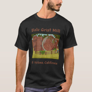 Bale Grist Mill St Helena Kalifornien Napa Tal H T-Shirt