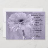 Bale Lila Tinted Daisy Brautparty Einladung (Vorderseite)