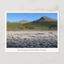 Bale Mountains Äthiopien Postkarte