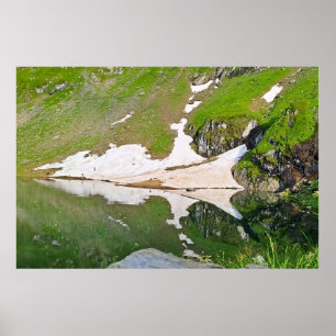 Balea-See Alpine Landschaft - Wilde Natur Rumänien Poster