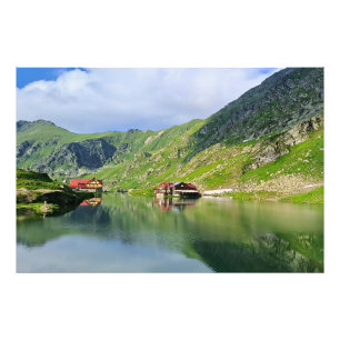 Balea-See-Reflexion – Karpatisches Alpen-Druckbild Fotodruck