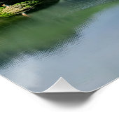 Balea-See-Reflexion – Karpatisches Alpen-Druckbild Poster (Ecke)