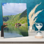 Balea-See-Reflexion – Karpatisches Alpen-Print Fotoplatte (Seite)