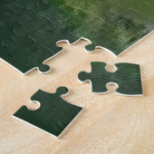 Balea-See-Reflexion – Karpatisches Alpen-Print Puzzle (Seite)