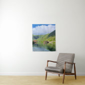 Balea-See-Reflexion – Karpatisches Alpen-Print Wandteppich (Beispiel)