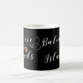 Balearen Flag Herz, Balearen, Kaffeetasse (Mittel)