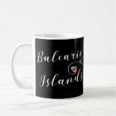 Balearen Flag Herz, Balearen, Kaffeetasse (Links)