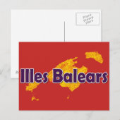 Balearen Postkarte (Vorne/Hinten)