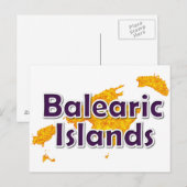 Balearen Postkarte (Vorne/Hinten)