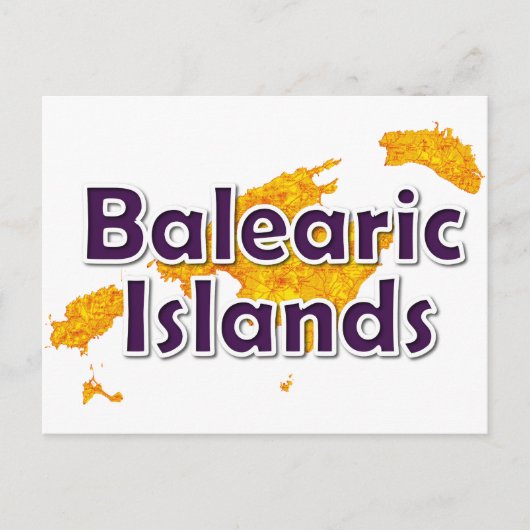Balearen Postkarte (Vorderseite)