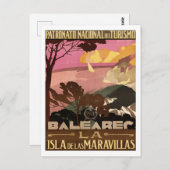 Balearen - Spanien Postkarte (Vorne/Hinten)
